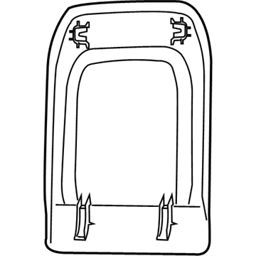 5RT90PD2AE Mopar Seat Back Panel Illustration 1 of 1