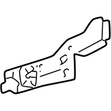 Mopar 55255513AC COWL Panel-PLENUM End 55255513AC Mopar COWL Panel-PLENUM End Illustration 1 of 1