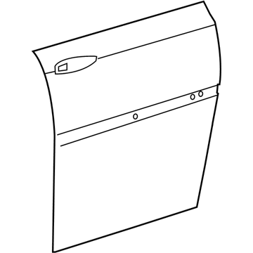 4894184AA Mopar Front Door Illustration 1 of 1