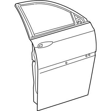 4894182AE Mopar Front Door Illustration 1 of 1