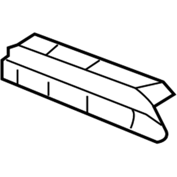 57010001AB Mopar Fender Applique Illustration 1 of 1