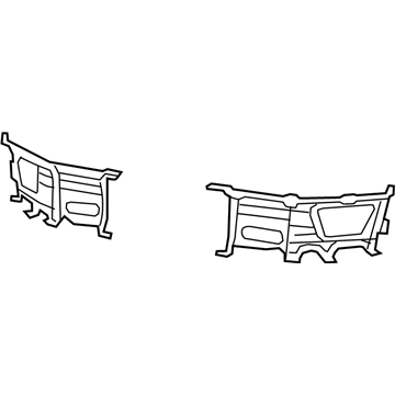 68056631AA Mopar Bumper Bracket Illustration 1 of 1