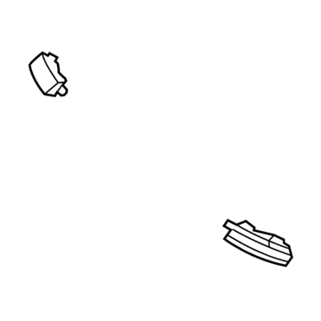 68031522AA Mopar Fascia Support Bracket Illustration 1 of 1