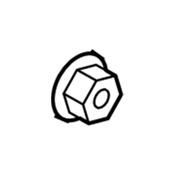 Mopar 6508946AA Nut 6508946AA Mopar Nut Illustration 1 of 1
