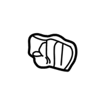 Mopar MR958914 Demister Grille MR958914 Mopar Demister Grille Illustration 1 of 1