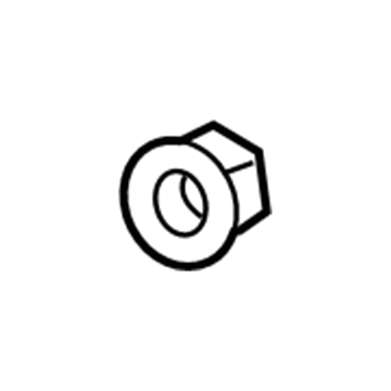 6106123AA Mopar Hexagon Lock Nut Illustration 1 of 1