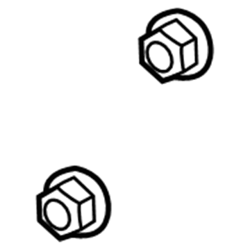 6502524 Mopar Hexagon Lock Nut Illustration 1 of 1