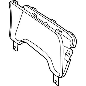 4874344 Mopar Instrument Cluster Mask Illustration 1 of 1