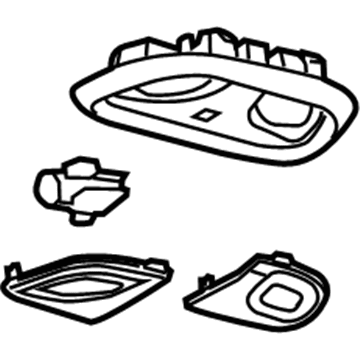 Mopar 1TP73HDAAD Lamp-Dome 1TP73HDAAD Mopar Lamp-Dome Illustration 1 of 1