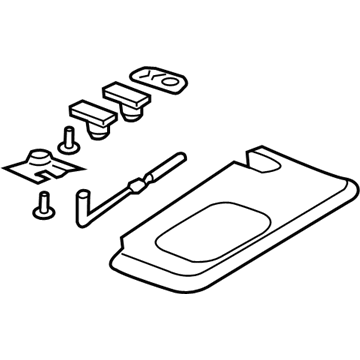 Dodge Dart Sun Visor - 1SW60HDAAJ