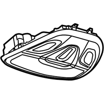 5MW39HDAAB Mopar Overhead Console Illustration 1 of 1