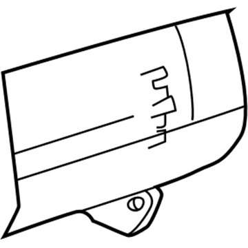 Mopar UJ481L8AA Outlet-Air Outlet UJ481L8AA Mopar Outlet-Air Outlet Illustration 1 of 1