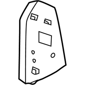 Mopar 5GR61XDVAB Fuse Access Cover 5GR61XDVAB Mopar Fuse Access Cover Illustration 1 of 1