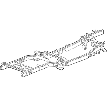 Mopar 52021554AG Chassis Frame Assembly 52021554AG Mopar Chassis Frame Assembly Illustration 1 of 1