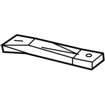 5105953AA Mopar Vapor Canister Bracket Illustration 1 of 1