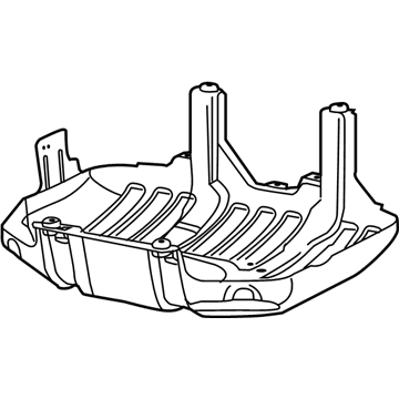 68145554AG Mopar SKID Plat-UREA Tank Illustration 1 of 1