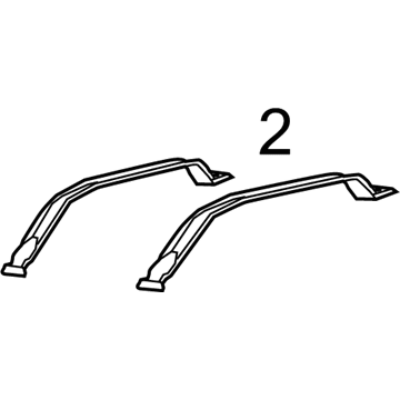 68145553AD Mopar Strap-UREA Tank Illustration 1 of 1