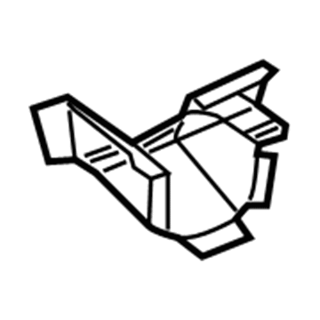 Mopar 4719559AB REINFMNT-Front Side Rail To SILL 4719559AB Mopar REINFMNT-Front Side Rail To SILL Illustration 1 of 1