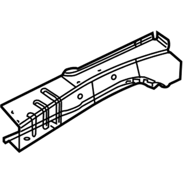 4719539AC Mopar Front Side Rail Illustration 1 of 1