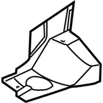 5139959AD Mopar Panel-Fender Side Shield Illustration 1 of 1