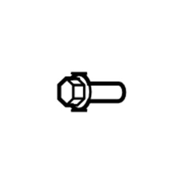 6509029AA Mopar Hexagon Flange Head Bolt Illustration 1 of 1