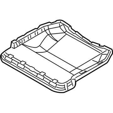 68078520AA Mopar Frame-Front Seat Cushion Illustration 1 of 1