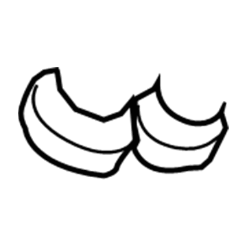 52855000AB Mopar Clip-Power Steering Hose Illustration 1 of 1