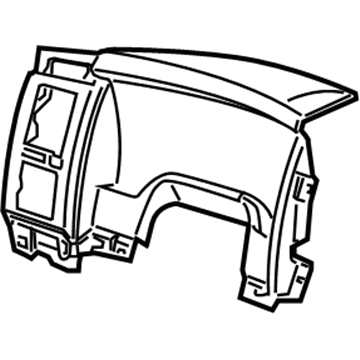 5JU28XDHAC Mopar Instrument Cluster Bezel Illustration 1 of 1