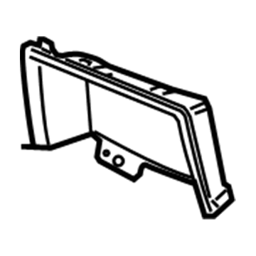 5JU41ZJ8AB Mopar Closeout Panel Illustration 1 of 1