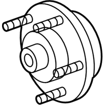 Chrysler 200 Wheel Hub - 5154211AA