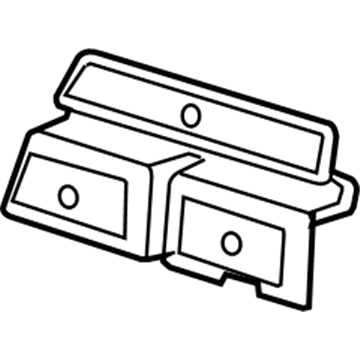 5175625AA Mopar Liner-Floor Console Illustration 1 of 1