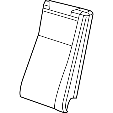 68024924AA Mopar Foam-Seat Back Illustration 1 of 1