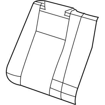 Mopar 1HL811DBAA Rear Seat Back 1HL811DBAA Mopar Rear Seat Back Illustration 1 of 1