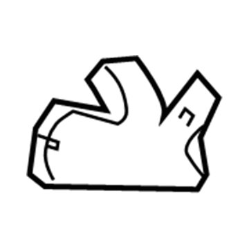 Mopar 55361366AA Bracket-Door Trim Panel 55361366AA Mopar Bracket-Door Trim Panel Illustration 1 of 1