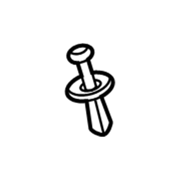6508354AA Mopar Push Pin Illustration 1 of 1