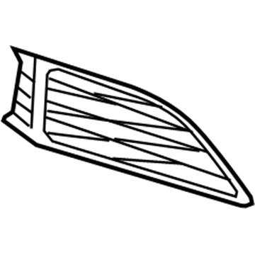 68092614AA Mopar Closeout Bezel Illustration 1 of 1