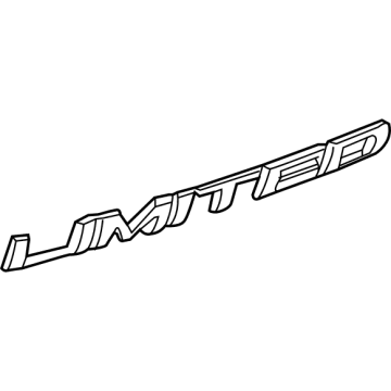 68256485AA Mopar Nameplate Illustration 1 of 1