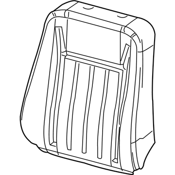 1GD631DDAA Mopar Seat Back Cover Illustration 1 of 1