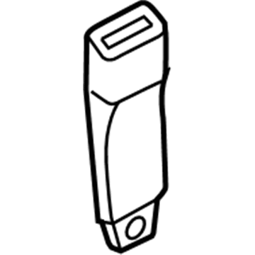 TS901DAAF Mopar Front Inner Seat Belt Illustration 1 of 1