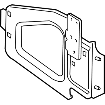 5187539AE Mopar Bracket-POWERTRAIN Control Module Illustration 1 of 1