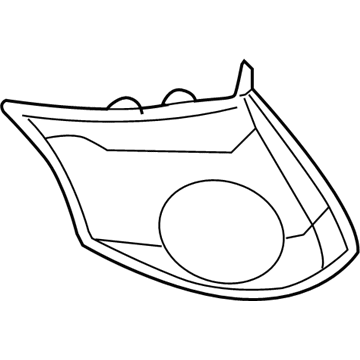 Mopar ZG84DW1AA D Pillar Panel ZG84DW1AA Mopar D Pillar Panel Illustration 1 of 1