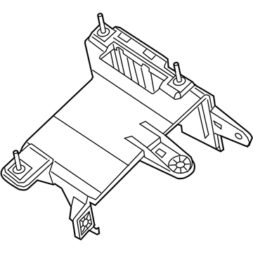 4672509AD Mopar Engine Control Module Bracket Illustration 1 of 1