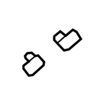 Mopar SZ83YQLAA Cap End-Assist Handle Screw Cover SZ83YQLAA Mopar Cap End-Assist Handle Screw Cover Illustration 1 of 1