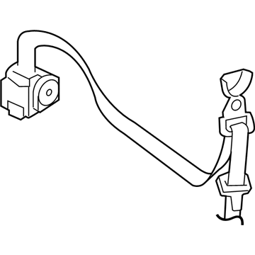 2009 Dodge Nitro Seat Belt - 5KJ701J8AE