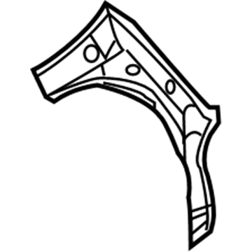 5065905AC Mopar Deck Opening Trough Illustration 1 of 1