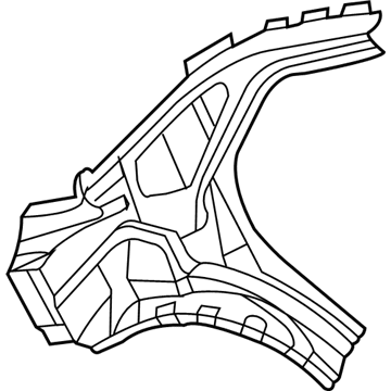 68034162AC Mopar Body Side Aperture Rear Panel Illustration 1 of 1