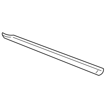 1AS86WS2AD Mopar Front Door Molding Illustration 1 of 1