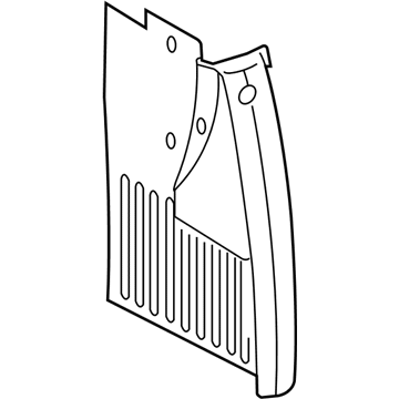 5132504AA Mopar Splash Guard Illustration 1 of 1