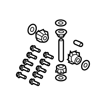 68398731AA Mopar Center Differential Gear Kit Illustration 1 of 1