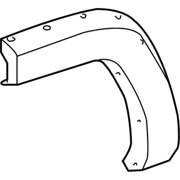 5JP86TZZAD Mopar Flare-Rear Wheel Opening Illustration 1 of 1